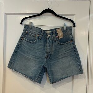 Madewell Women's Blue Denim Shorts Size 26 NWT